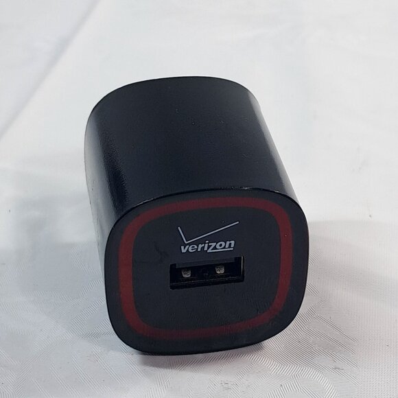 Verizon A36-524A Single USB Wall Charger Adapter 5V/2.4A Black oem genuine plug - Picture 1 of 4